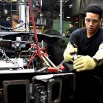 Penda employee working at facility