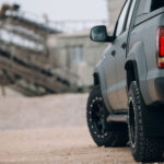 a truck at a jobsite